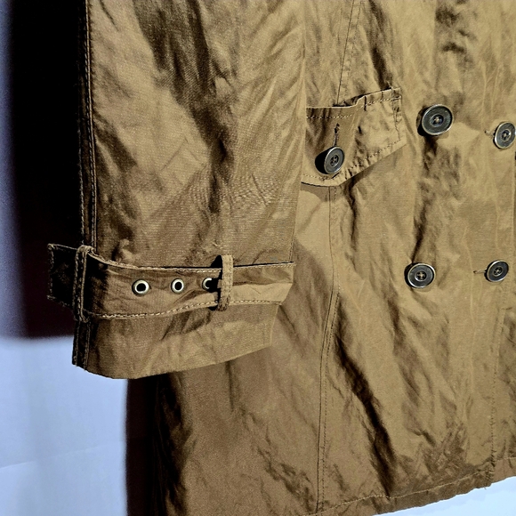 Mossimo Trench Coat Large In A Copper Brown Color Western Duster Style - Picture 9 of 9